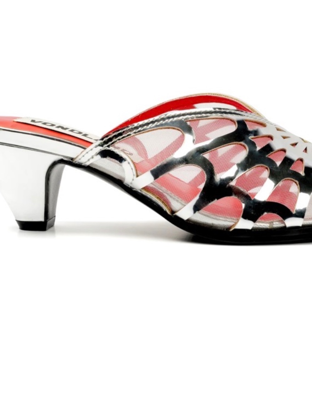 Kat Von D VonDland spiderweb kitten heels